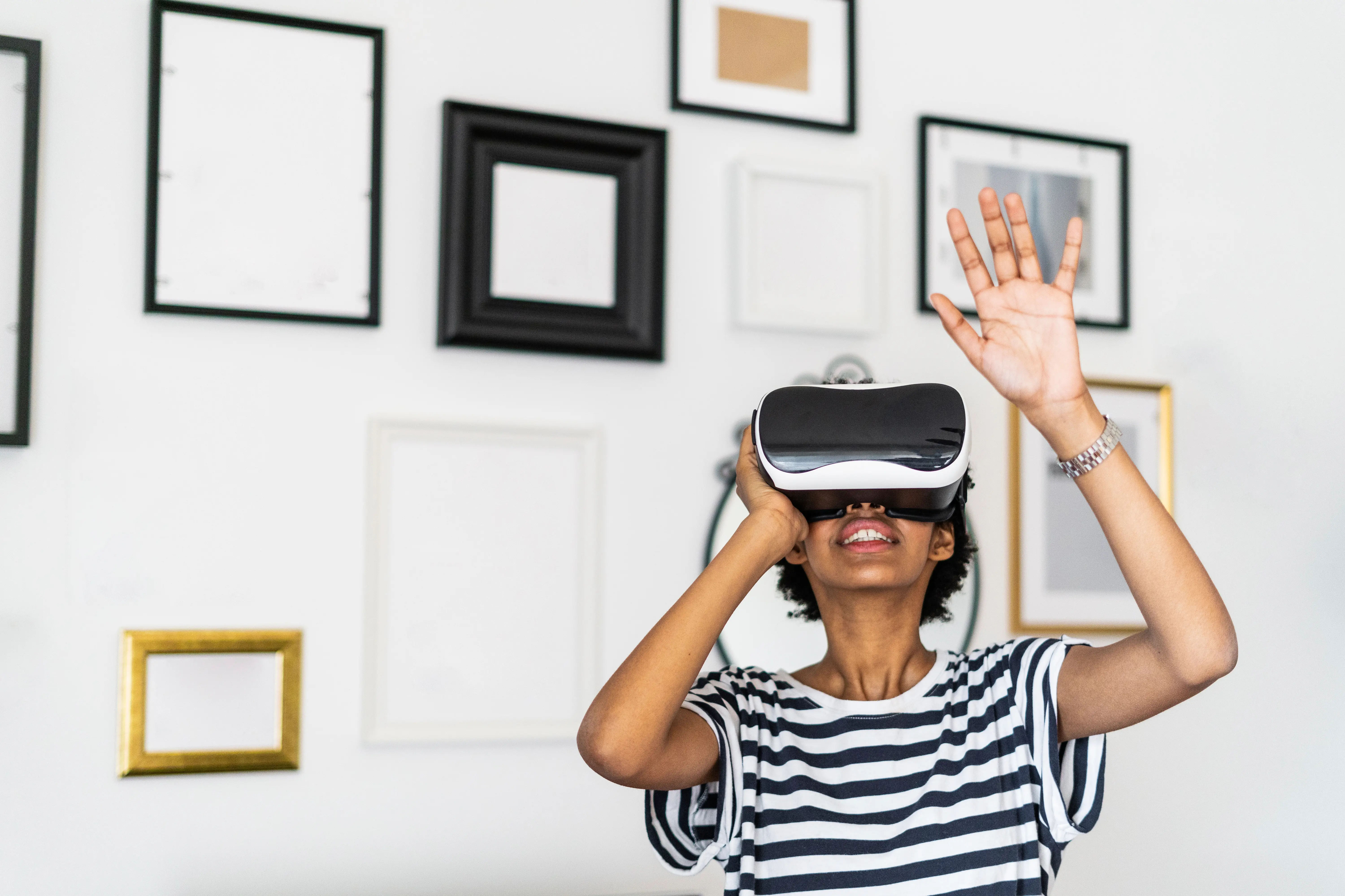 Représentation artistique d'une galerie virtuelle